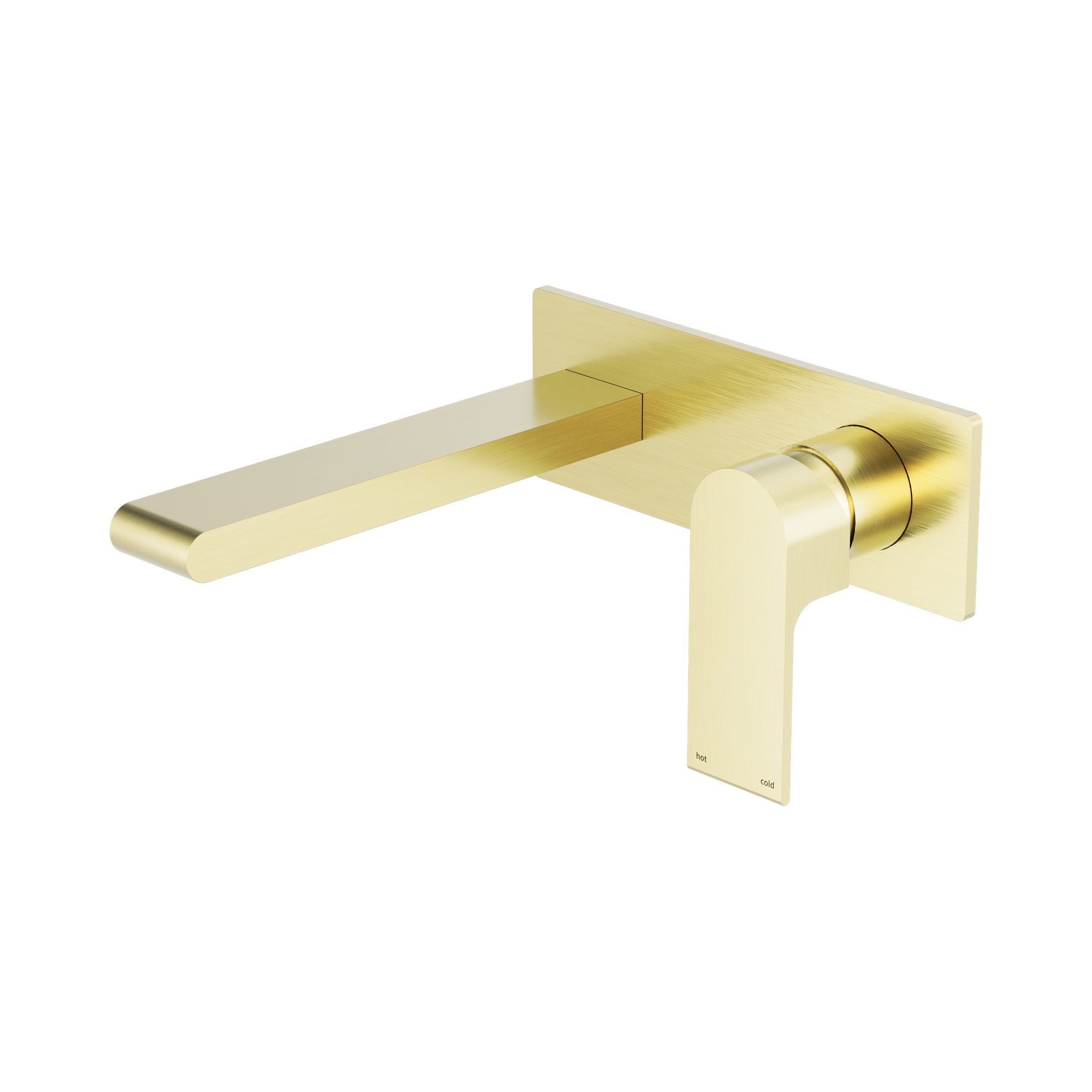Nero Bianca Wall Mixer Set 230mm, Brushed Gold