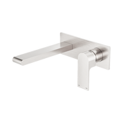 Nero Bianca Wall Mixer Set 230mm, Brushed Nickel