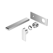 Nero Bianca Wall Mixer Set 230mm Trim Kits Only, Chrome