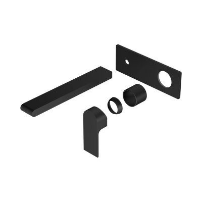 Nero Bianca Wall Basin/Bath Mixer 230mm Trim Kits Only, Matte Black