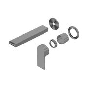Nero Bianca Wall Mixer Set Separate Back Plate 187mm Trim Kits Only, Gun Metal