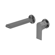 Nero Bianca Wall Mixer Set Separate Back Plate 230mm, Gun Metal