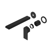 Nero Bianca Wall Mixer Set Separate Back Plate 230mm Trim Kits Only, Matte Black