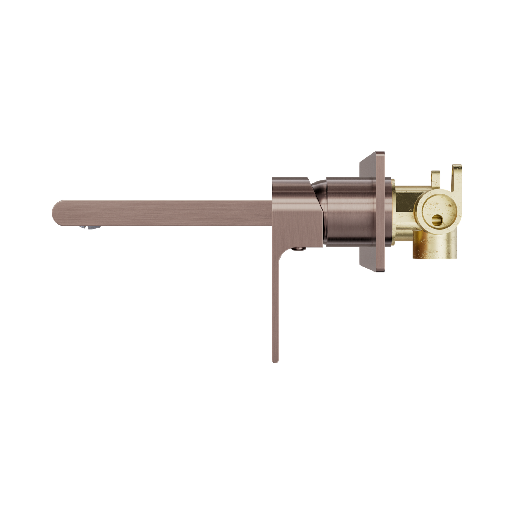 Nero Bianca Wall Mixer Set 187mm, Brushed Bronze