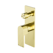 Nero Bianca Diverter Mixer, Brushed Gold
