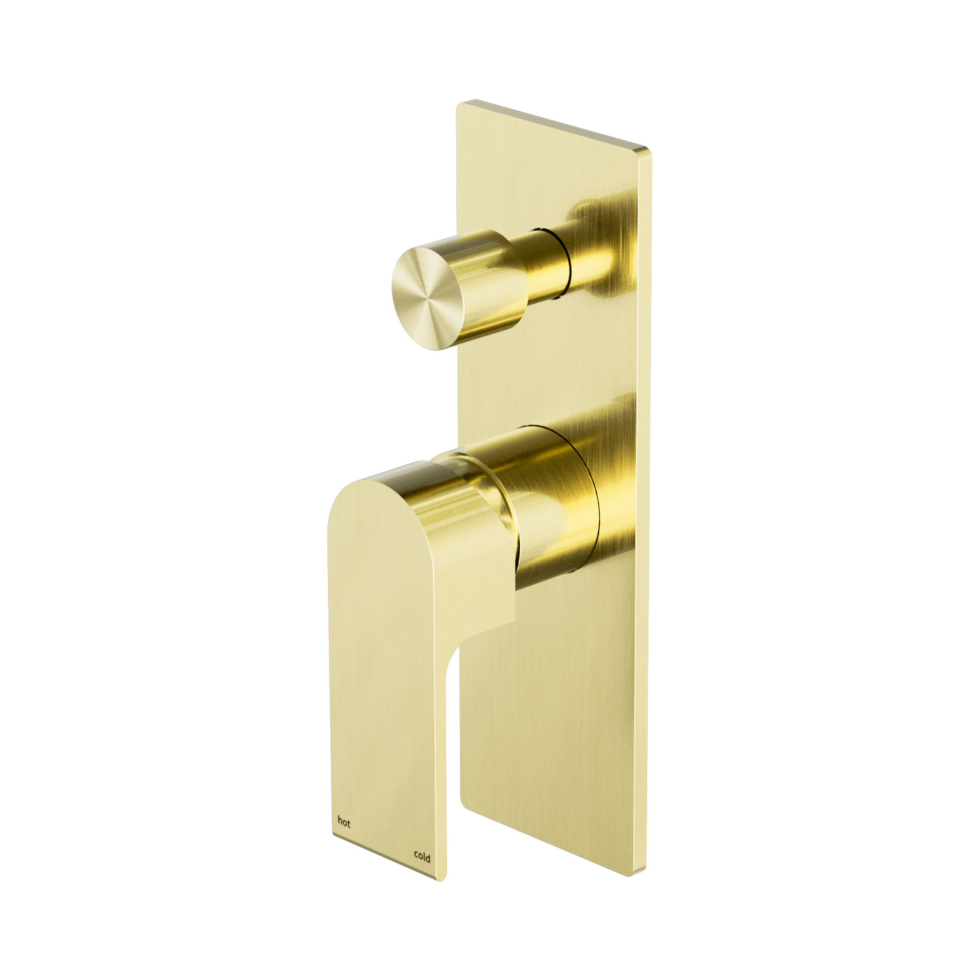 Nero Bianca Diverter Mixer, Brushed Gold