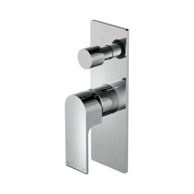 Nero Bianca Shower Mixer With Diverter, Chrome