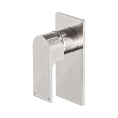 Nero Bianca Shower Mixer, Brushed Nickel