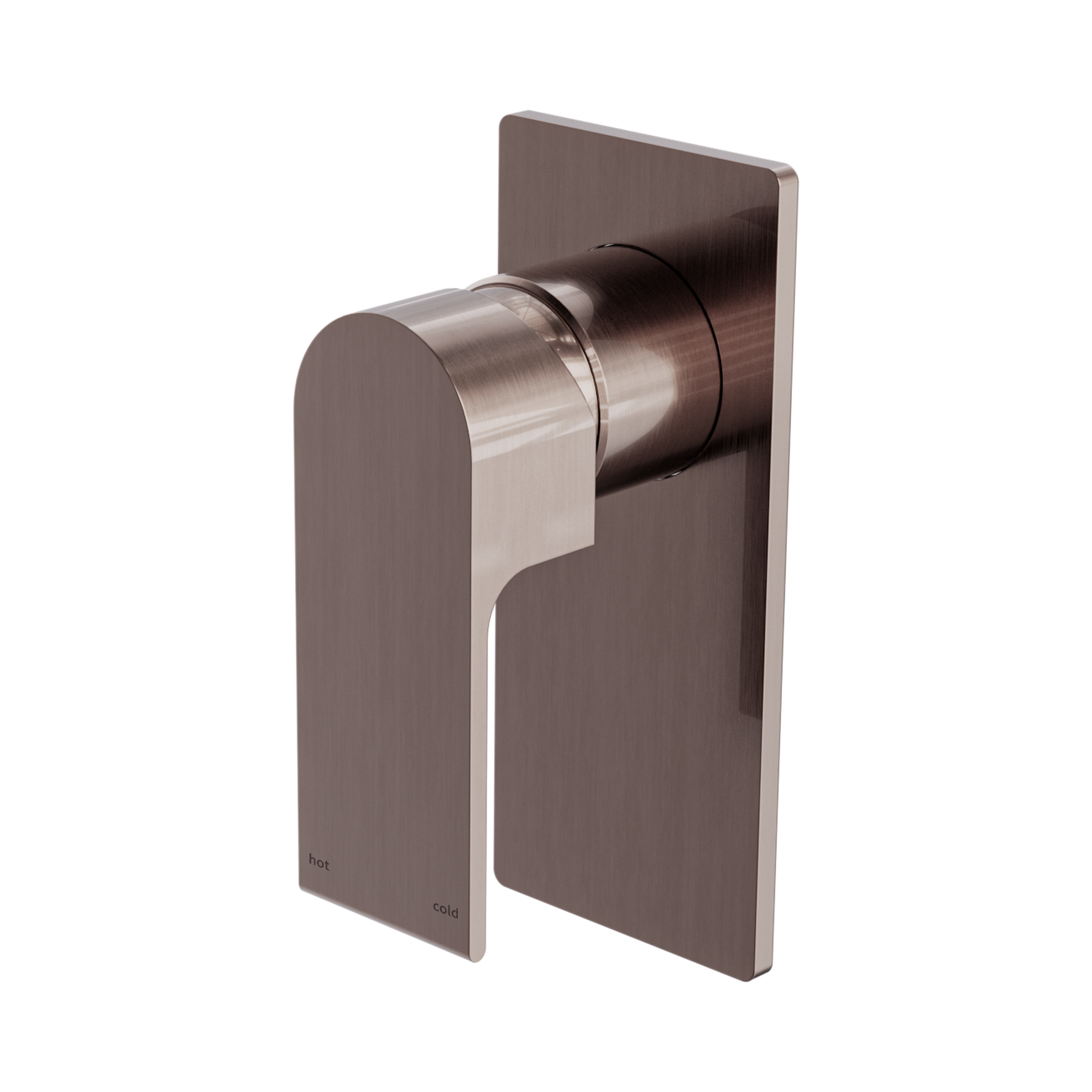 Nero Bianca Wall/Shower Mixer, Brushed Bronze