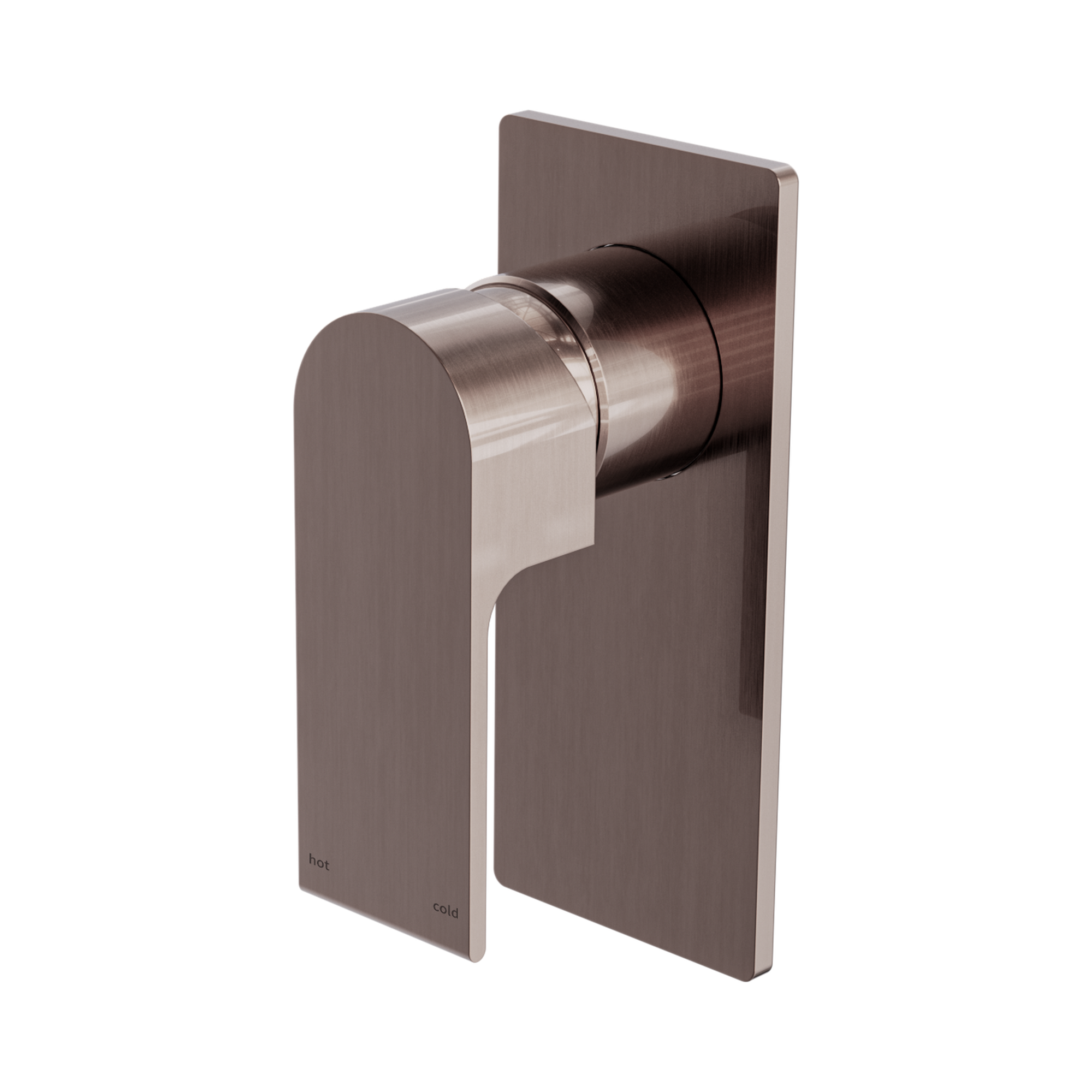 Nero Bianca Wall/Shower Mixer, Brushed Bronze