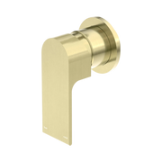 Nero Bianca Wall/Shower Mixer 80mm Plate, Brushed Gold