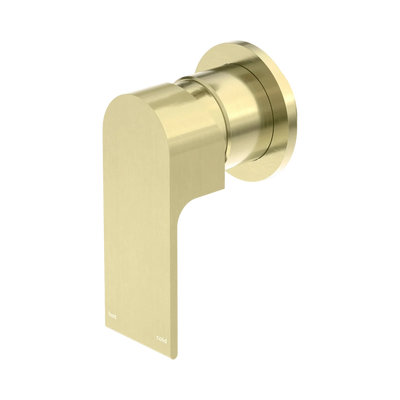 Nero Bianca Shower Mixer 80mm Plate, Brushed Gold