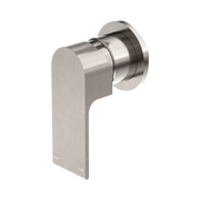 Nero Bianca Wall/Shower Mixer 80mm Plate, Brushed Nickel
