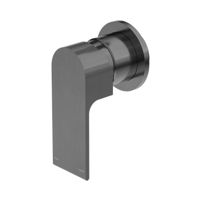 Nero Bianca Shower Mixer 80mm Plate, Gun Metal