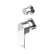 Nero Bianca Diverter Mixer Separate Back Plate, Chrome