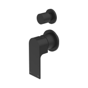 Nero Bianca Diverter Mixer Separate Back Plate, Matte Black