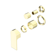Nero Bianca Diverter Mixer Separate Back Plate Trim Kits Only, Brushed Gold