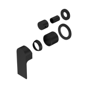 Nero Bianca Diverter Mixer Separate Back Plate Trim Kits Only, Matte Black