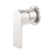 Nero Bianca Wall/Shower Mixer 60mm Plate, Brushed Nickel