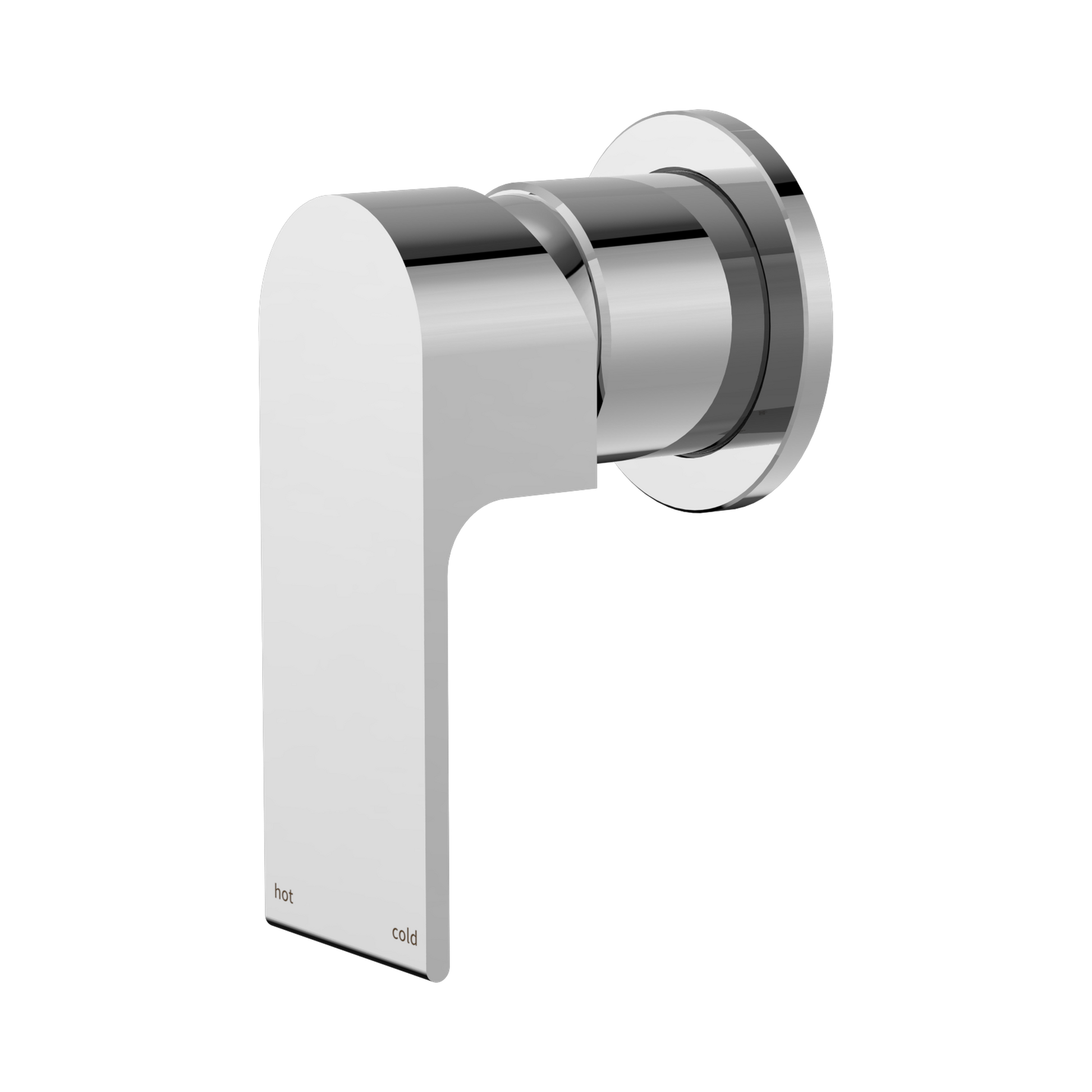 Nero Bianca Wall/Shower Mixer 60mm Plate, Chrome
