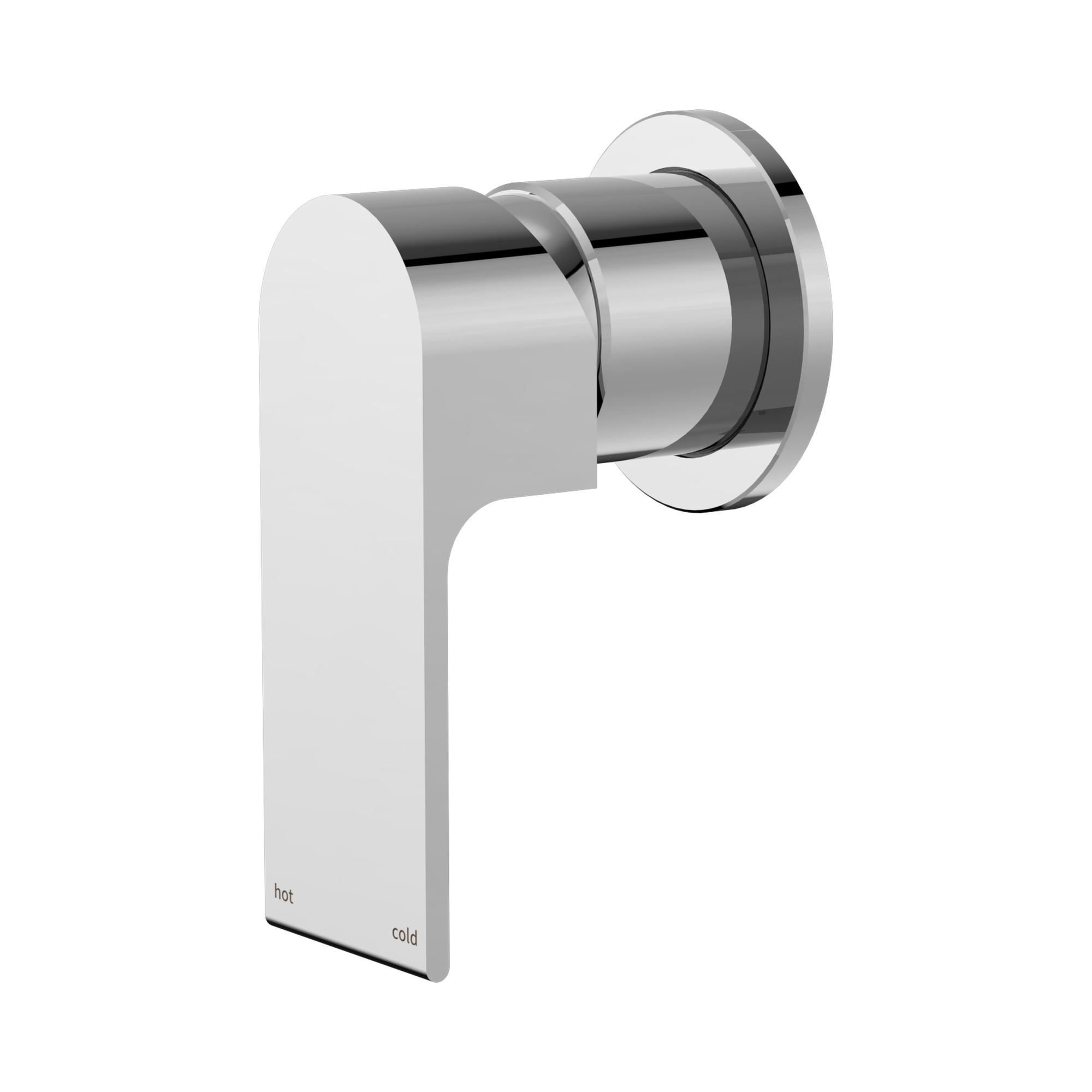 Nero Bianca Wall/Shower Mixer 60mm Plate, Chrome