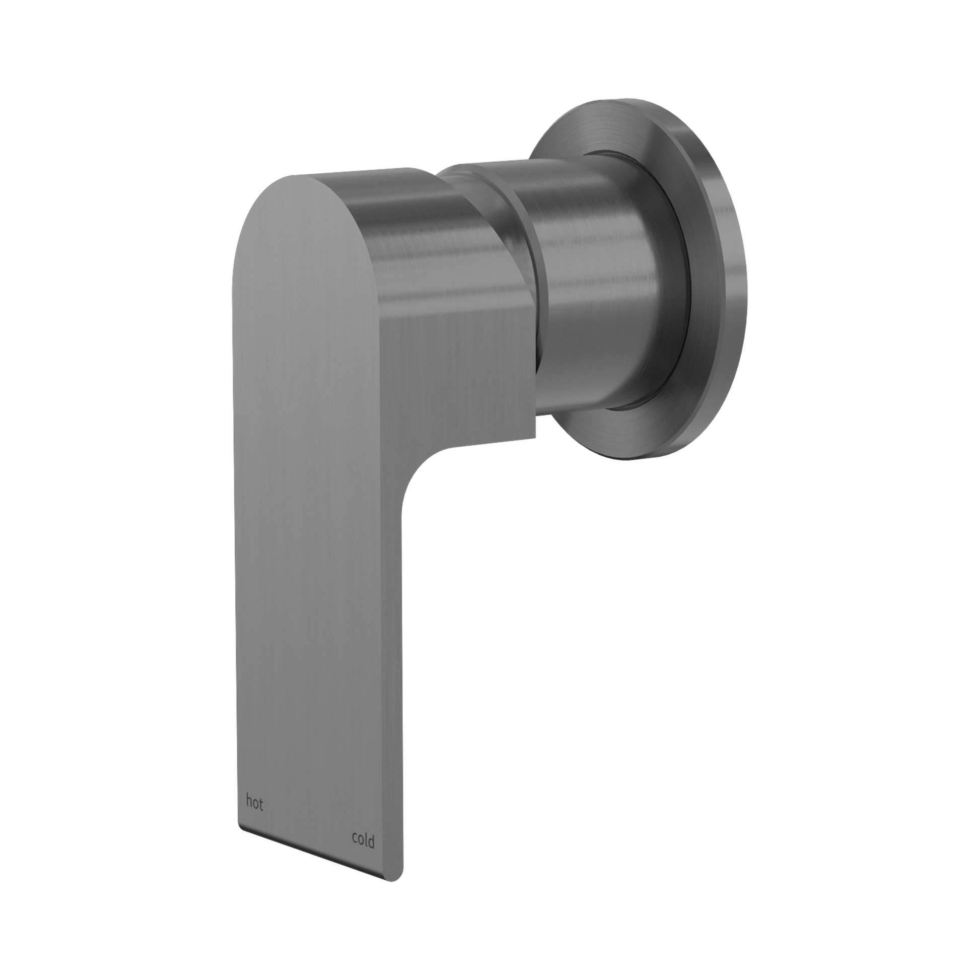 Nero Bianca Wall/Shower Mixer 60mm Plate, Gun Metal