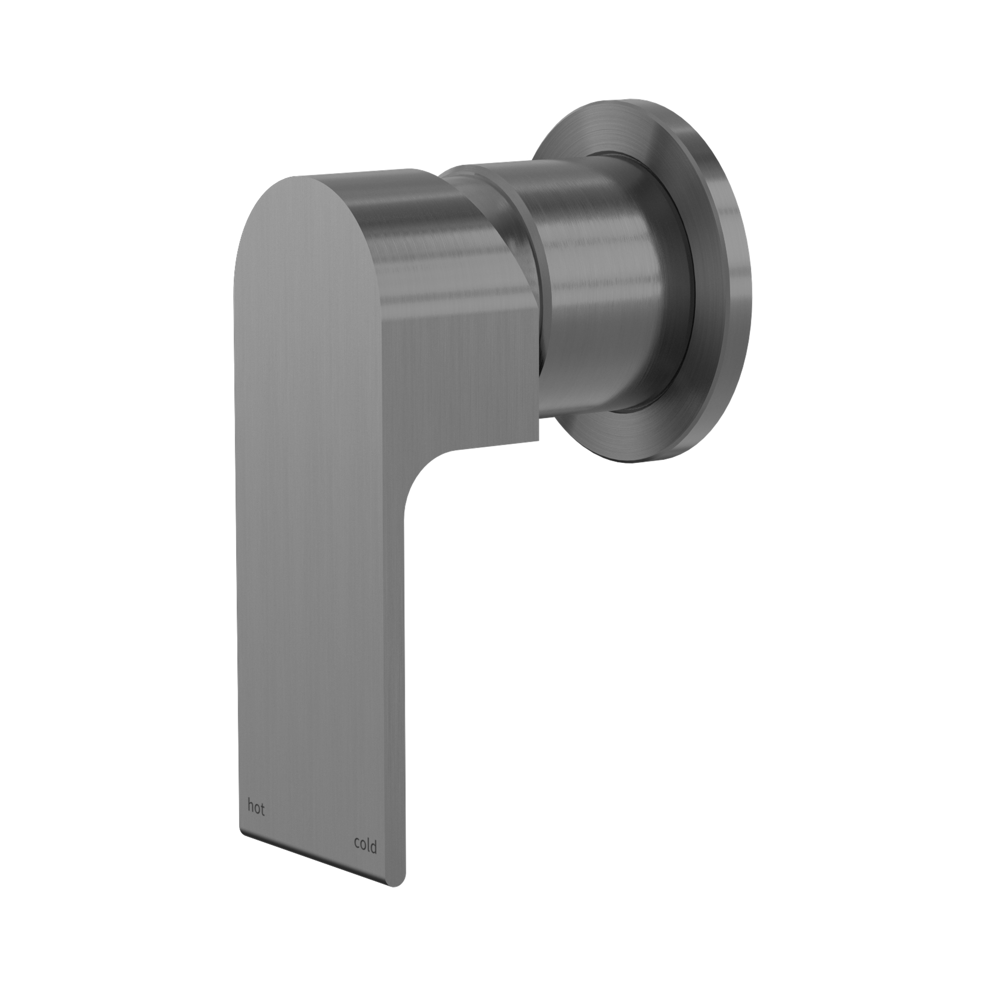 Nero Bianca Wall/Shower Mixer 60mm Plate, Gun Metal