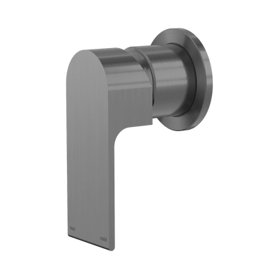 Nero Bianca Shower Mixer 60mm Plate, Gun Metal