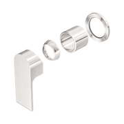 Nero Bianca Wall/Shower Mixer 60mm Plate Trim Kits Only, Brushed Nickel