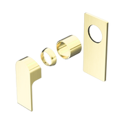 Nero Bianca Wall/Shower Mixer Trim Kits Only, Brushed Gold