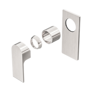 Nero Bianca Wall/Shower Mixer Trim Kits Only, Brushed Nickel