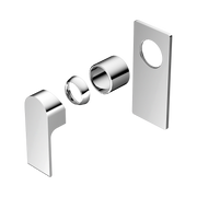 Nero Bianca Wall/Shower Mixer Trim Kits Only, Chrome