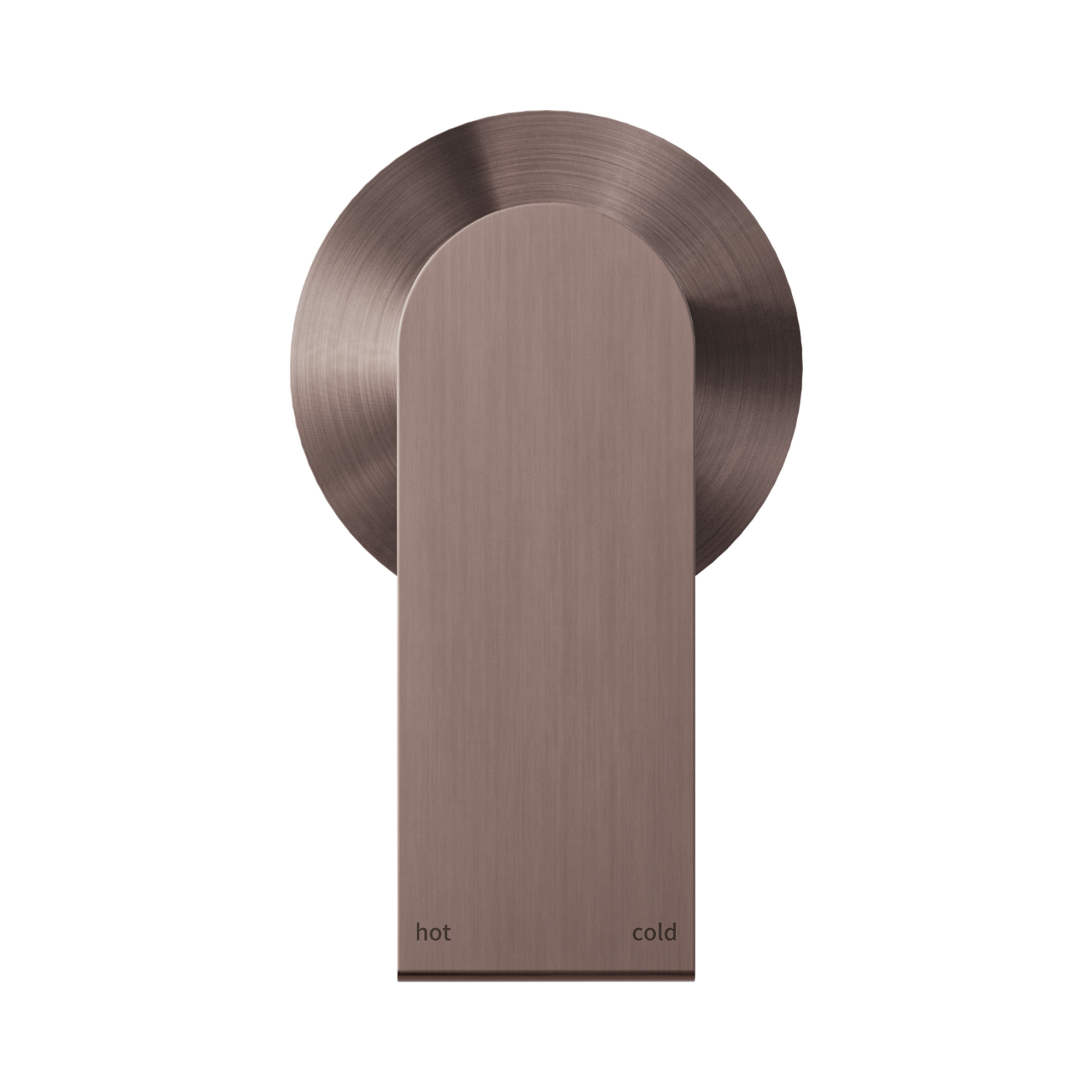Nero Bianca Wall/Shower Mixer 80mm Plate, Brushed Bronze