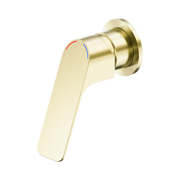 Nero Bianca Care Wall/Shower Mixer 60mm Plate, Brushed Gold