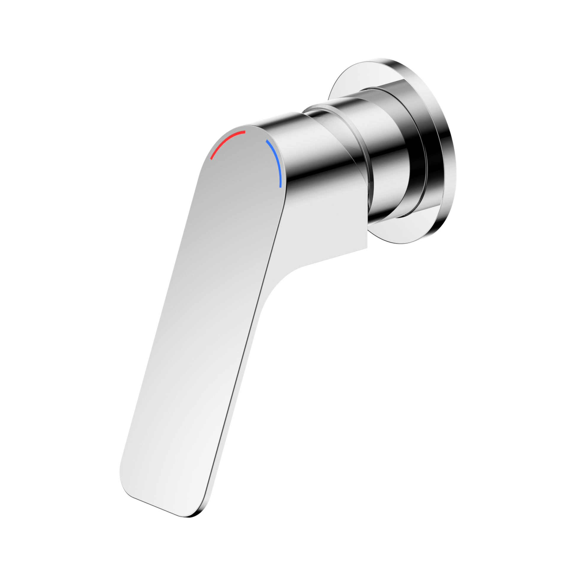 Nero Bianca Care Wall/Shower Mixer 60mm Plate, Chrome