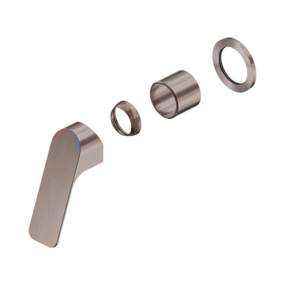 Nero Bianca Care Shower Mixer 60mm Plate Trim Kits Only, Brushed Bronze