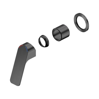 Nero Bianca Care Shower Mixer 60mm Plate Trim Kits Only, Gun Metal