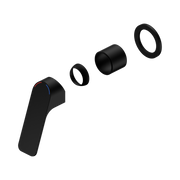 Nero Bianca Care Wall/Shower Mixer 60mm Plate Trim Kits Only, Matte Black