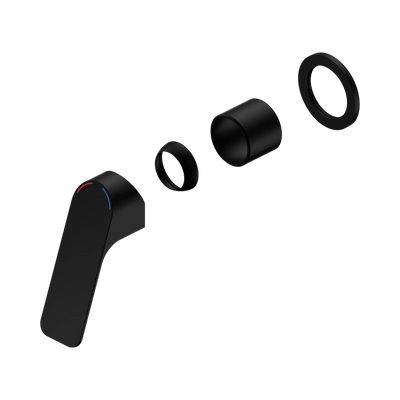 Nero Bianca Care Shower Mixer 60mm Plate Trim Kits Only, Matte Black