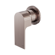 Nero Bianca Wall/Shower Mixer 60mm Plate, Brushed Bronze