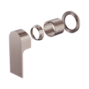 Nero Bianca Wall/Shower Mixer 60mm Plate Trim Kits Only, Brushed Bronze