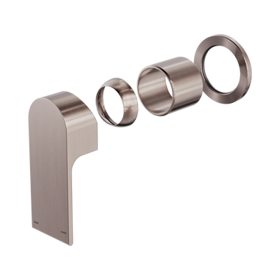 Nero Bianca Shower Mixer 60mm Plate Trim Kits Only, Brushed Bronze