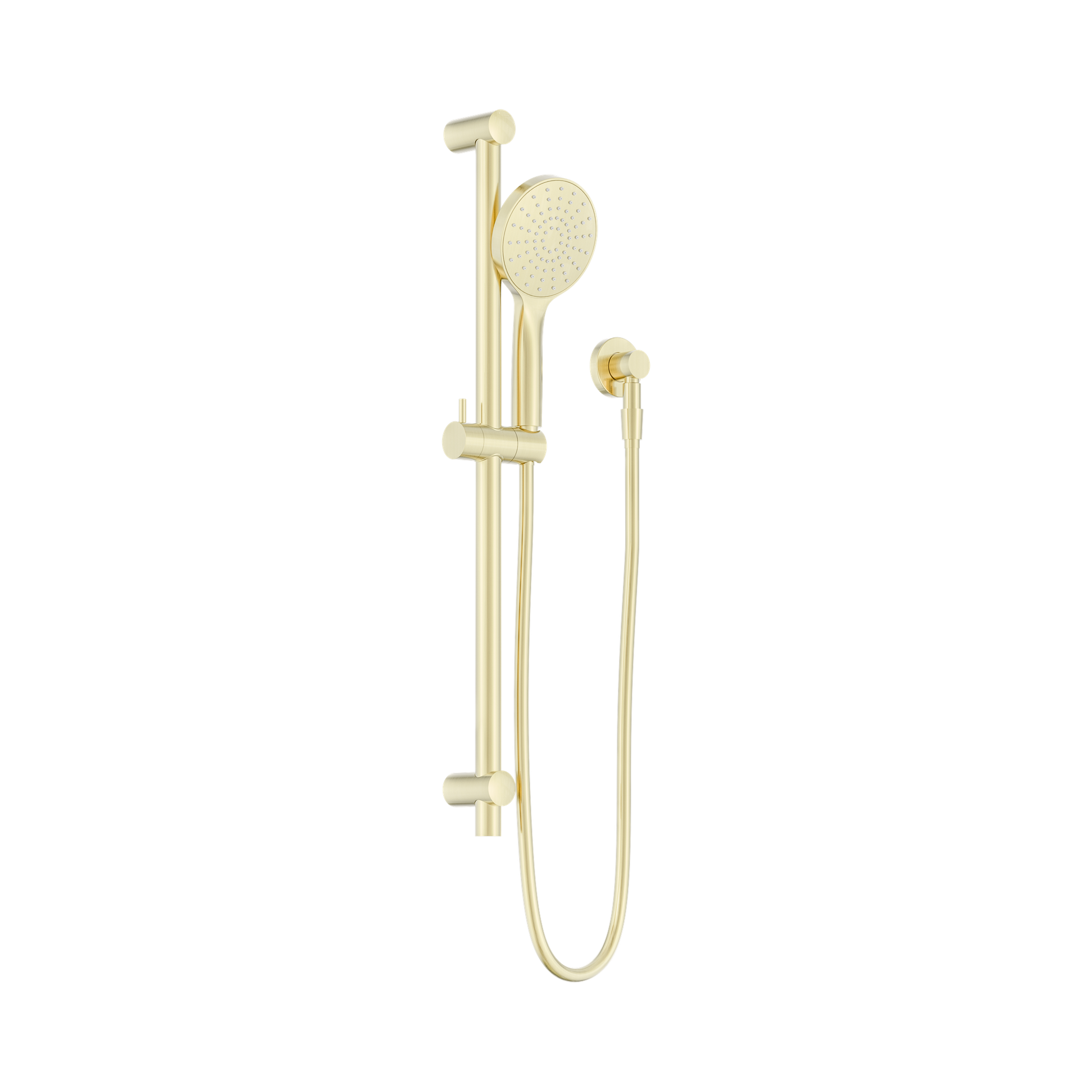 Nero Dolce II Rail Shower, Brushed Gold