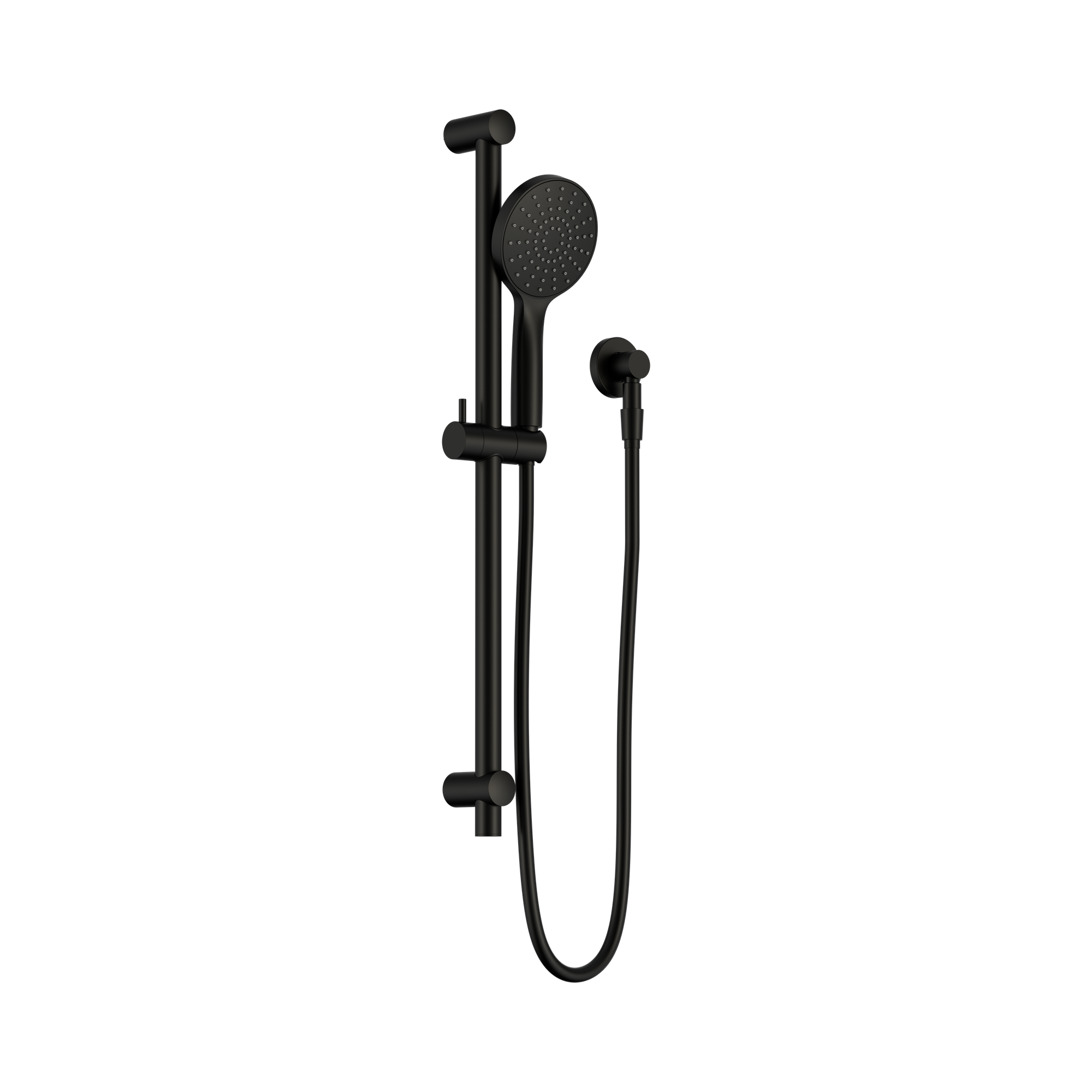 Nero Dolce II Rail Shower, Matte Black