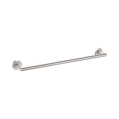 Nero Dolce Single Towel Rail 700mm, Brushed Nickel