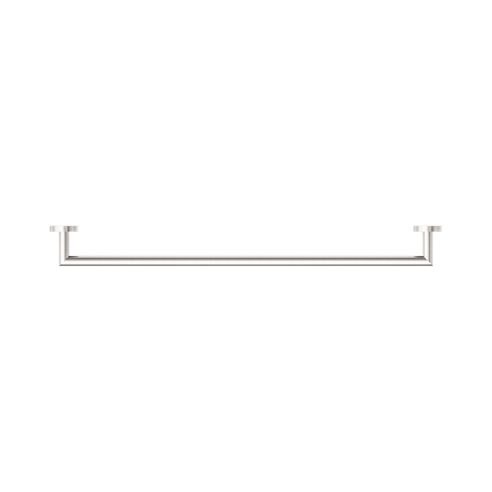 Nero Dolce Single Towel Rail 700mm, Brushed Nickel