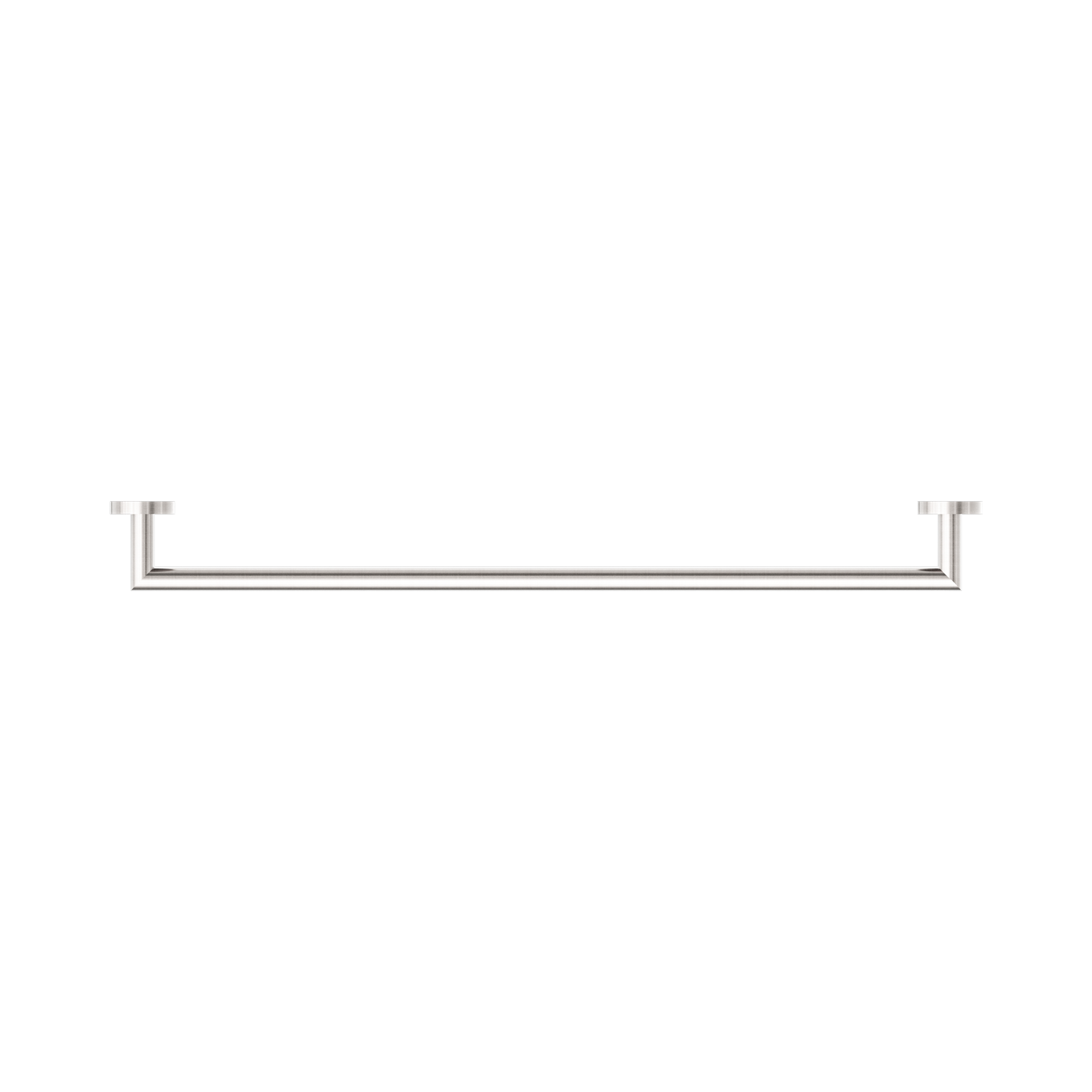 Nero Dolce Single Towel Rail 700mm, Brushed Nickel