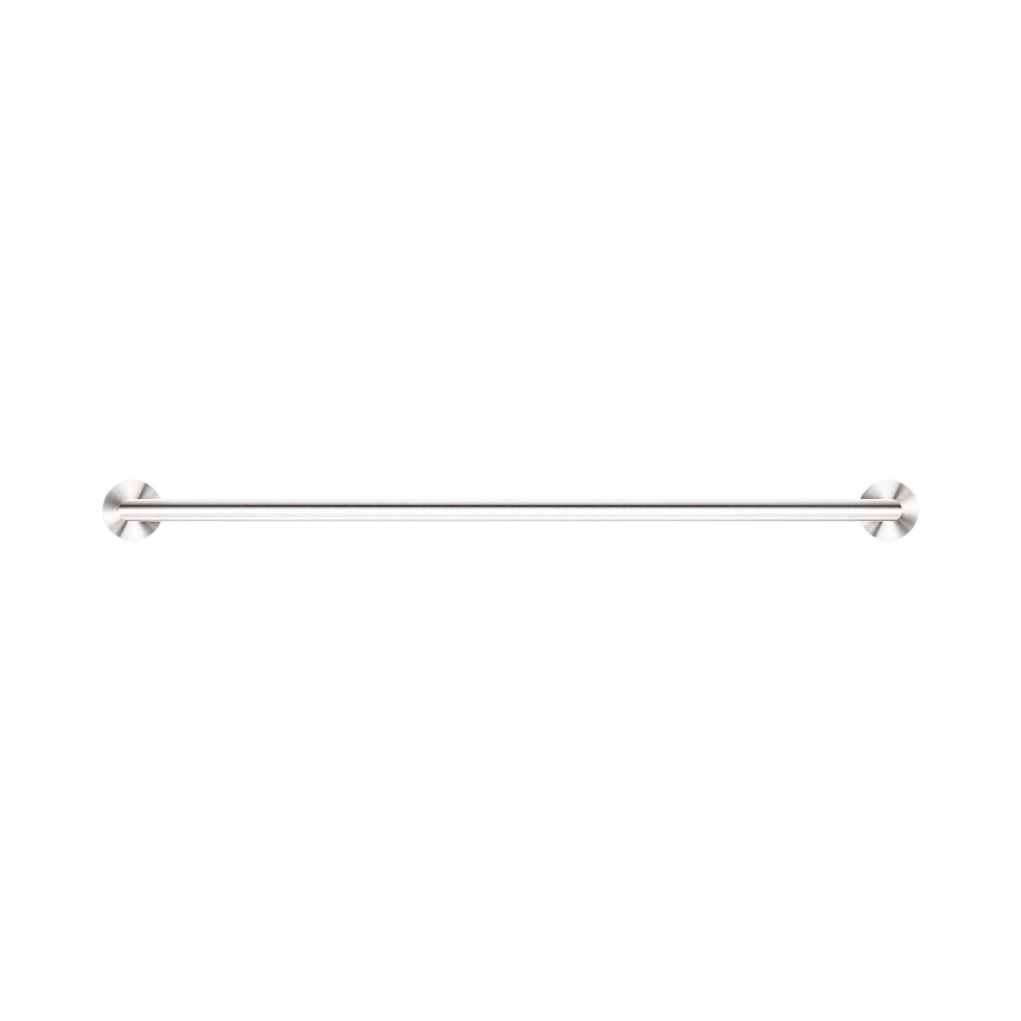 Nero Dolce Single Towel Rail 700mm, Brushed Nickel