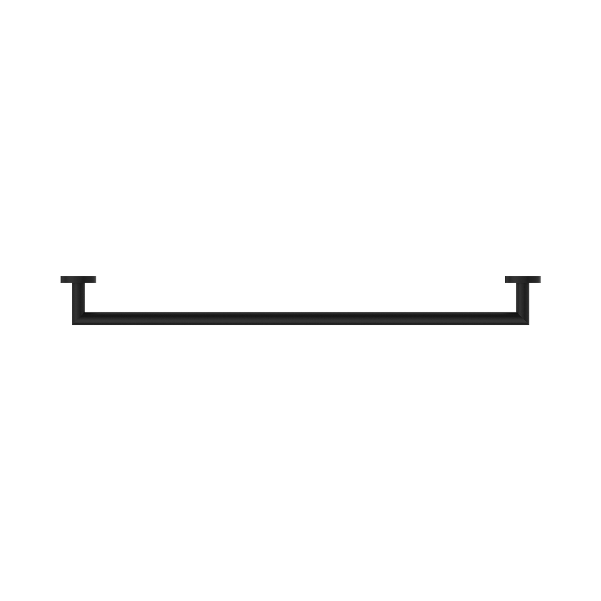 Nero Dolce Single Towel Rail 700mm, Matte Black