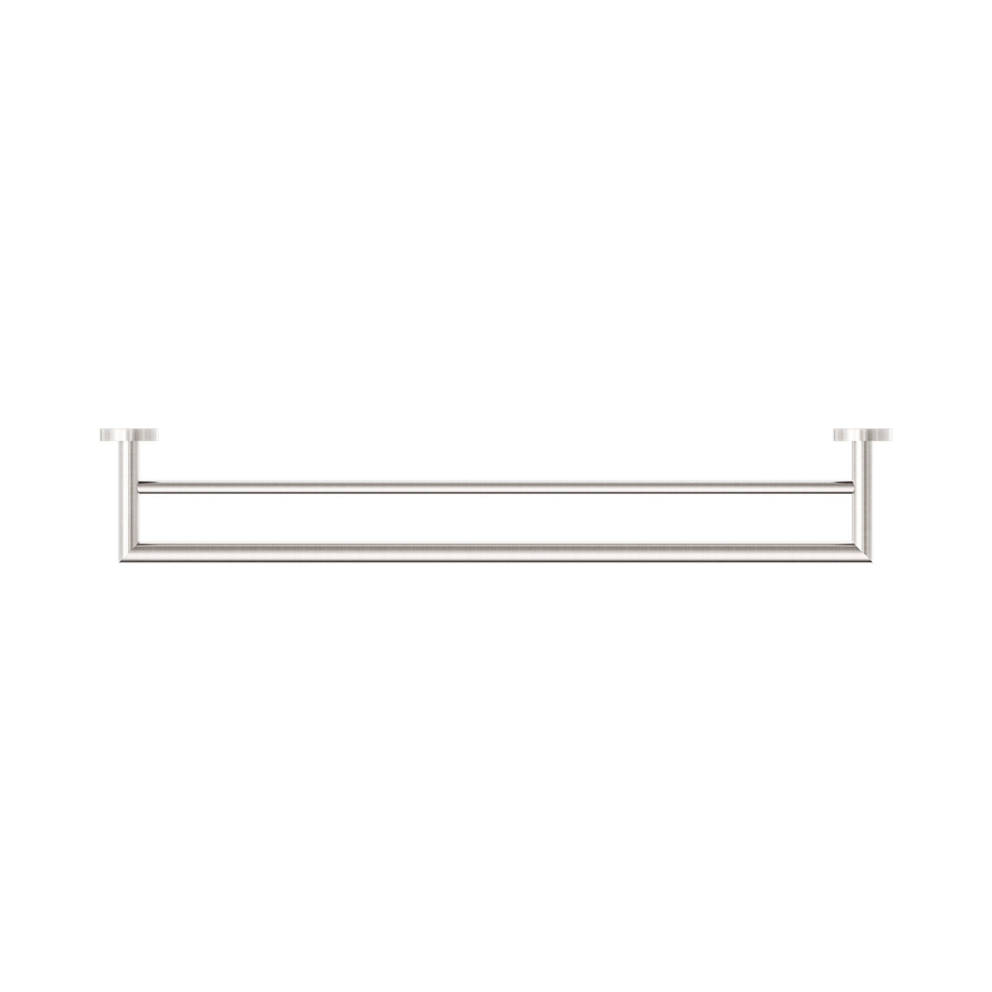 Nero Dolce Double Towel Rail 700mm, Brushed Nickel